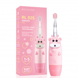 Электрическая звуковая зубная щётка Revyline RL 025 Baby, Pink