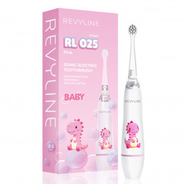 Электрическая звуковая зубная щётка Revyline RL 025 Infant, Pink